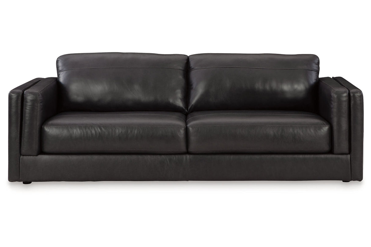 Amiata Onyx Sofa, Loveseat, Oversized Chair and Ottoman from Ashley Furniture - Luna Furniture