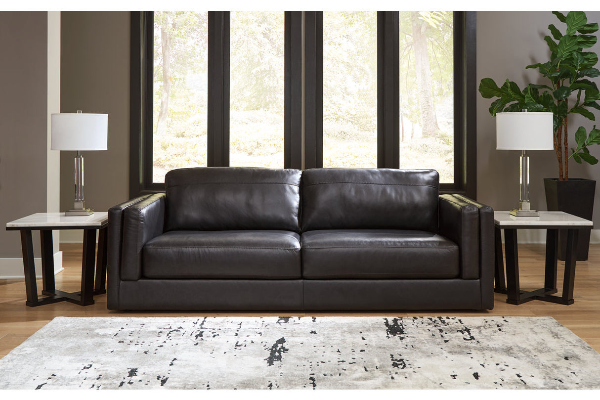 Amiata Onyx Sofa, Loveseat, Oversized Chair and Ottoman from Ashley Furniture - Luna Furniture