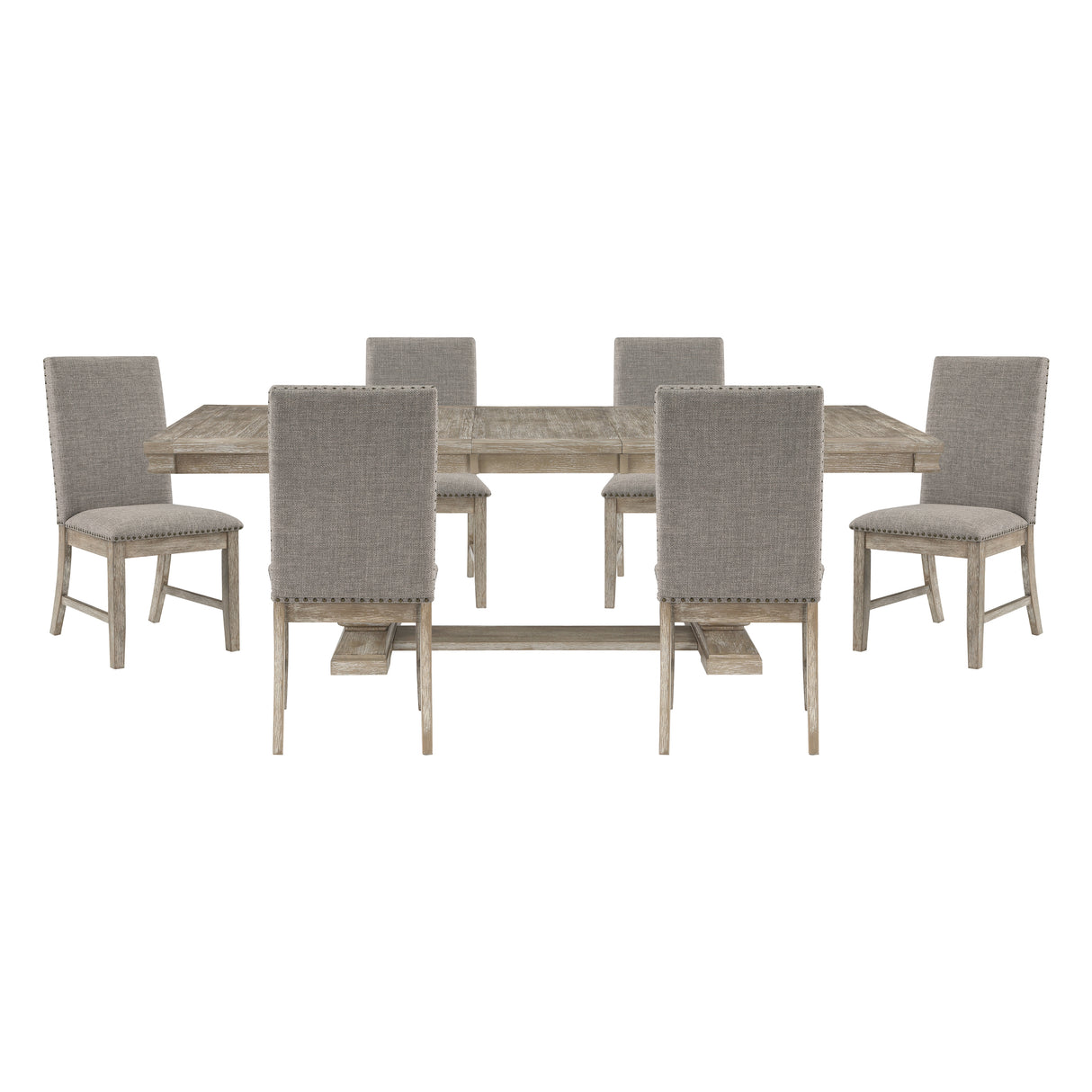 Southlake Brownish Gray 7-Piece Dining Set from Homelegance - Luna Furniture