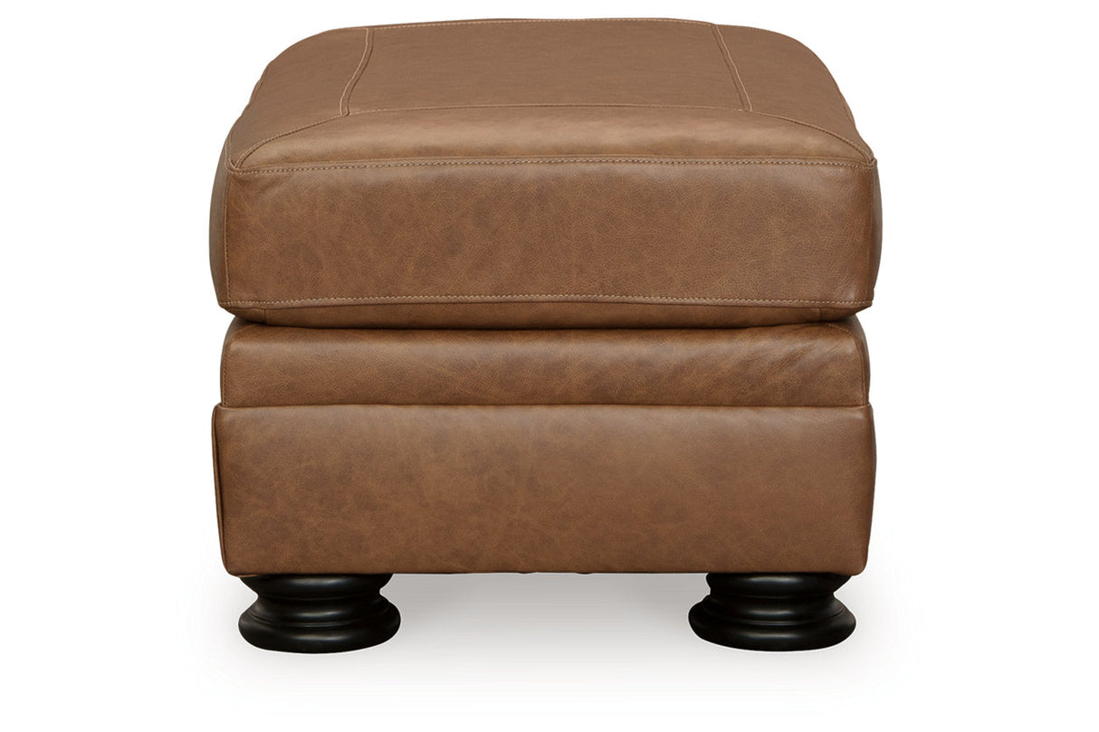 Carianna Caramel Oversized Chair and Ottoman from Ashley - Luna Furniture