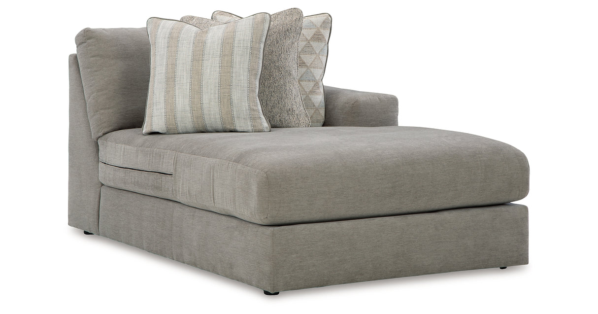 Avaliyah Ash Right-Arm Facing Corner Chaise from Ashley Furniture - Luna Furniture