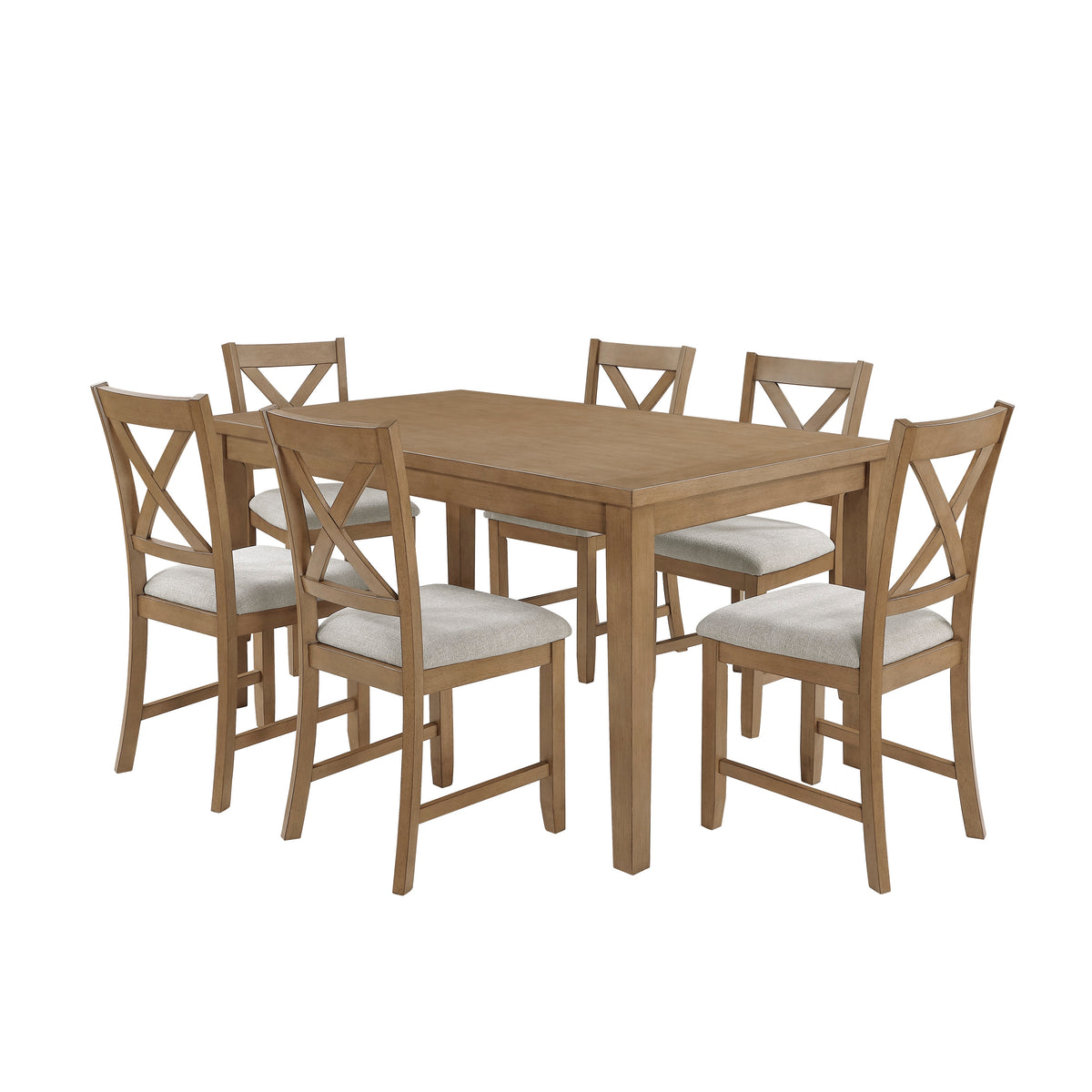 5837-7PXL 7-PIECE PACK DINETTE SET from Homelegance - Luna Furniture
