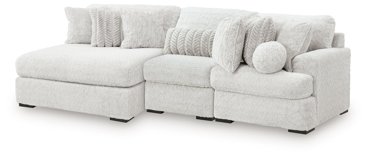 Cuddle Plush Arctic 3-Piece LAF Chaise Sectional from Ashley Furniture - Luna Furniture