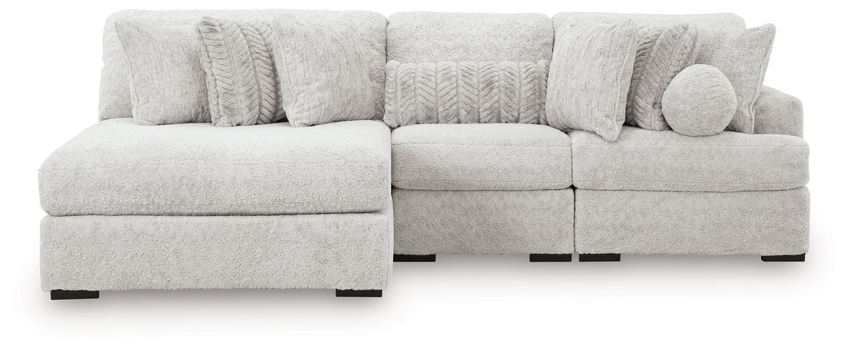 Cuddle Plush Arctic 3-Piece LAF Chaise Sectional from Ashley Furniture - Luna Furniture