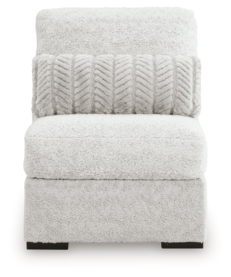 Cuddle Plush Arctic Armless Chair from Ashley Furniture - Luna Furniture