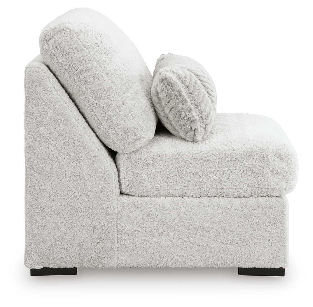 Cuddle Plush Arctic Armless Chair from Ashley Furniture - Luna Furniture