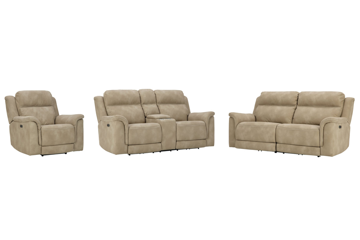 Next-Gen DuraPella Sand Sofa, Loveseat and Recliner from Ashley Furniture - Luna Furniture