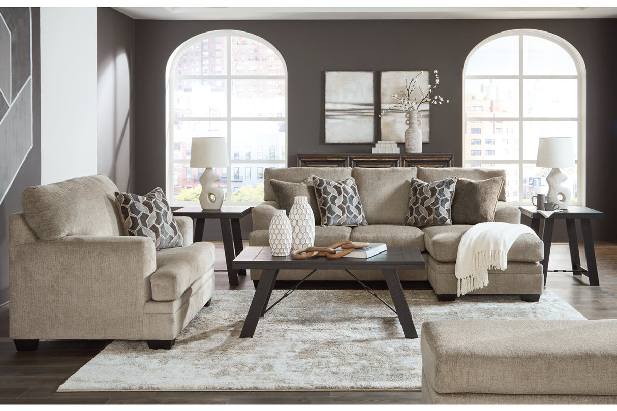 Stonemeade Sofa Chaise, Oversized Chair, and Ottoman from Ashley - Luna Furniture