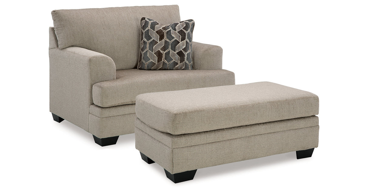 Stonemeade Oversized Chair and Ottoman from Ashley Furniture - Luna Furniture