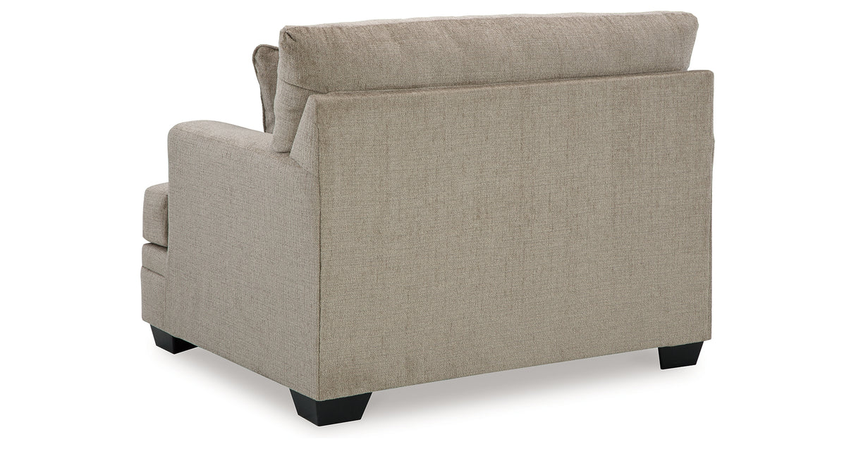 Stonemeade Sofa, Loveseat, Chair and Ottoman in Taupe from Ashley Furniture - Luna Furniture