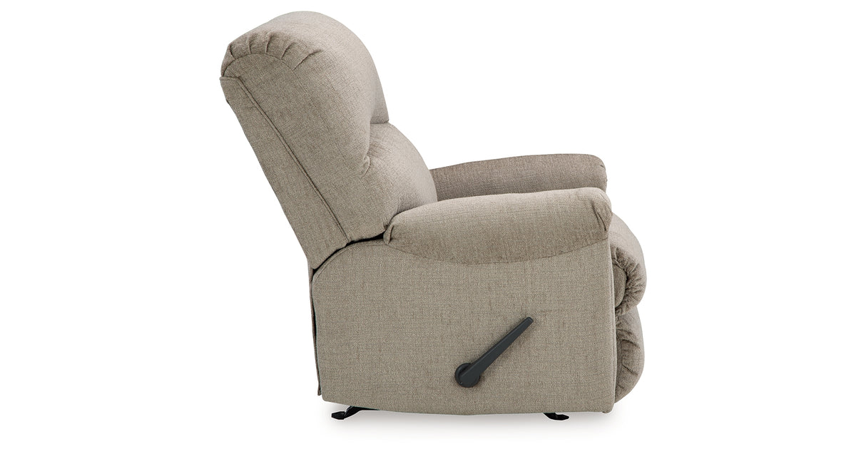 Stonemeade Taupe Sofa and Recliner from Ashley - Luna Furniture