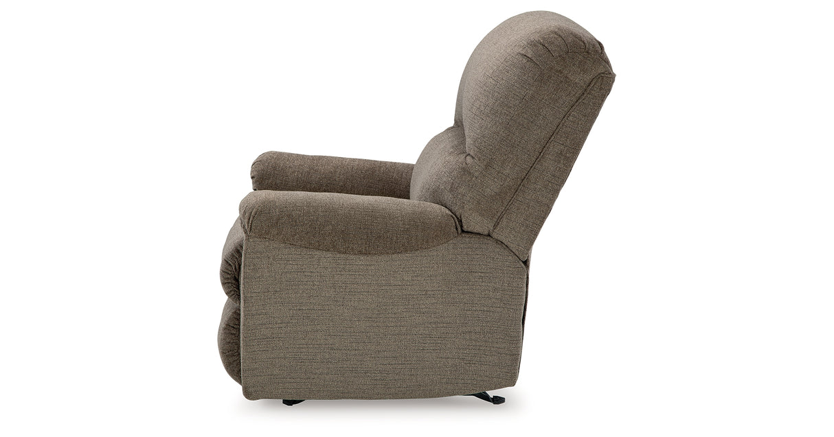 Stonemeade Nutmeg Sofa Chaise and Recliner from Ashley Furniture - Luna Furniture