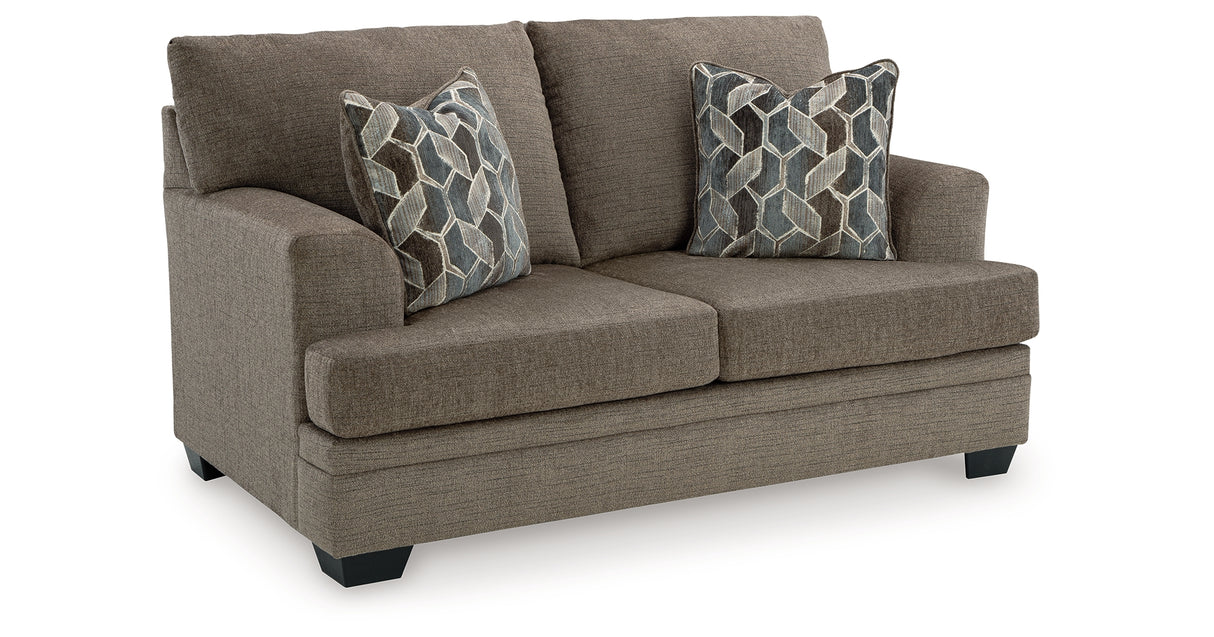 Stonemeade Nutmeg Sofa, Loveseat and Ottoman from Ashley - Luna Furniture
