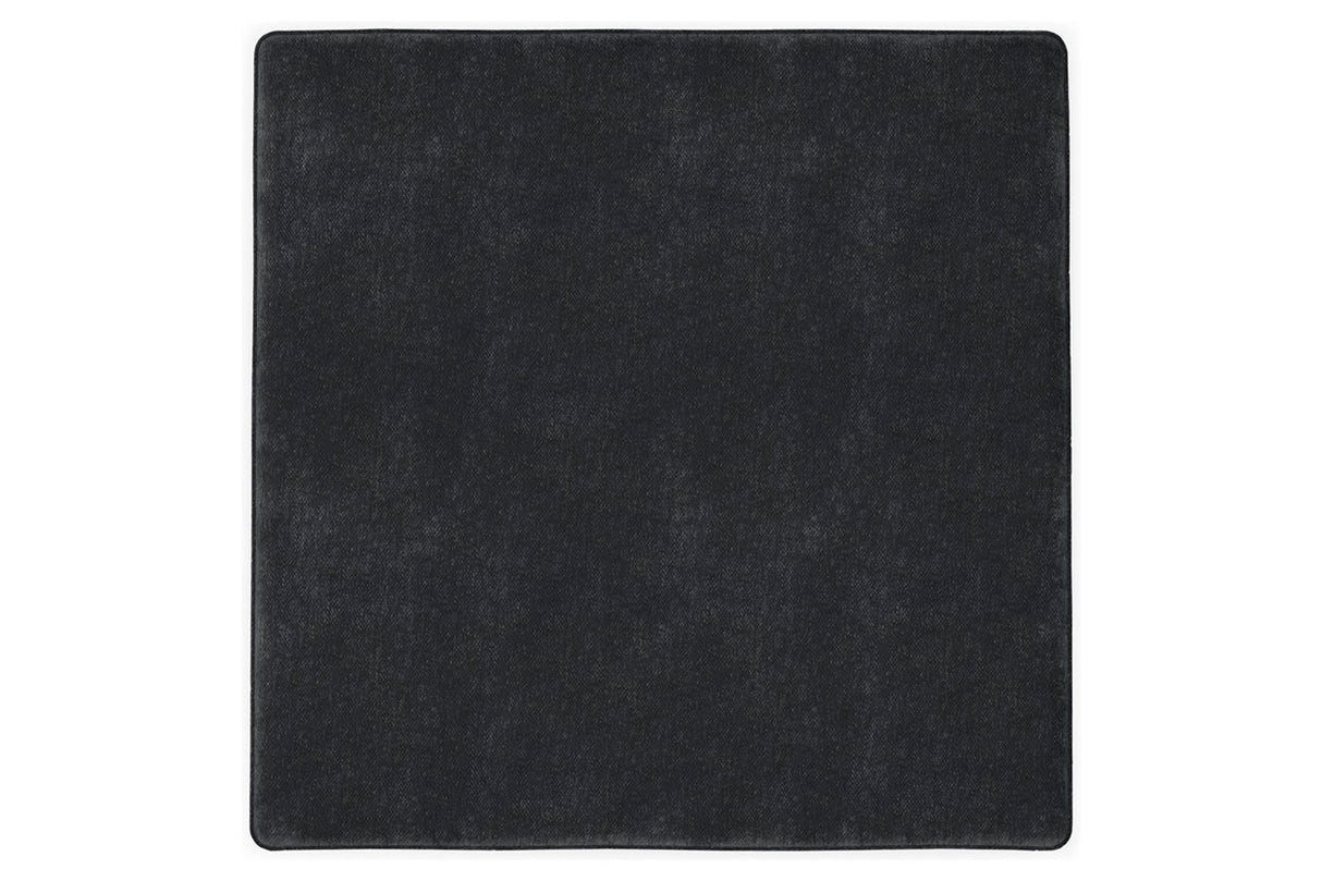 Lavernett Charcoal 3-Piece Sectional and Oversized Ottoman from Ashley - Luna Furniture