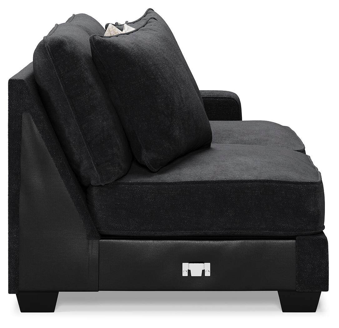 Lavernett Charcoal Right-Arm Facing Sofa from Ashley Furniture - Luna Furniture