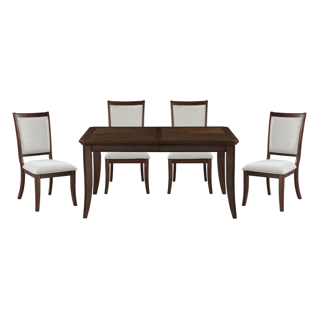 Claymont Cherry 5-Piece 96" Extendable Dining Set from Homelegance - Luna Furniture