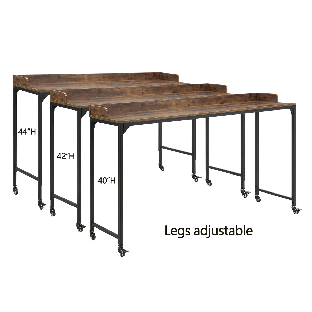Sumter Brown Adjustable Over The Bed Desk from Homelegance - Luna Furniture