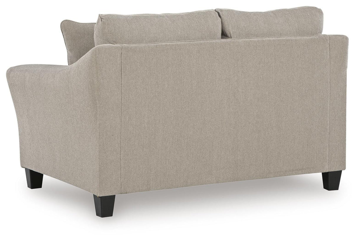 Willarae Taupe Sofa Sleeper and Loveseat from Ashley - Luna Furniture