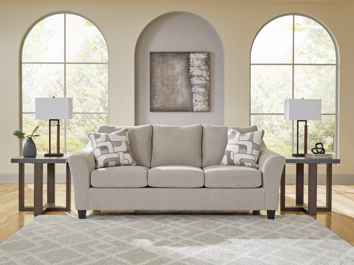 Willarae Taupe Queen Sofa Sleeper from Ashley Furniture - Luna Furniture