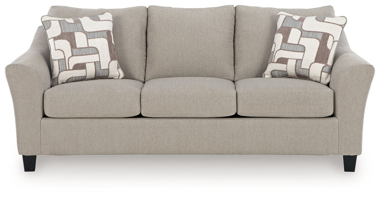 Willarae Taupe Queen Sofa Sleeper from Ashley Furniture - Luna Furniture