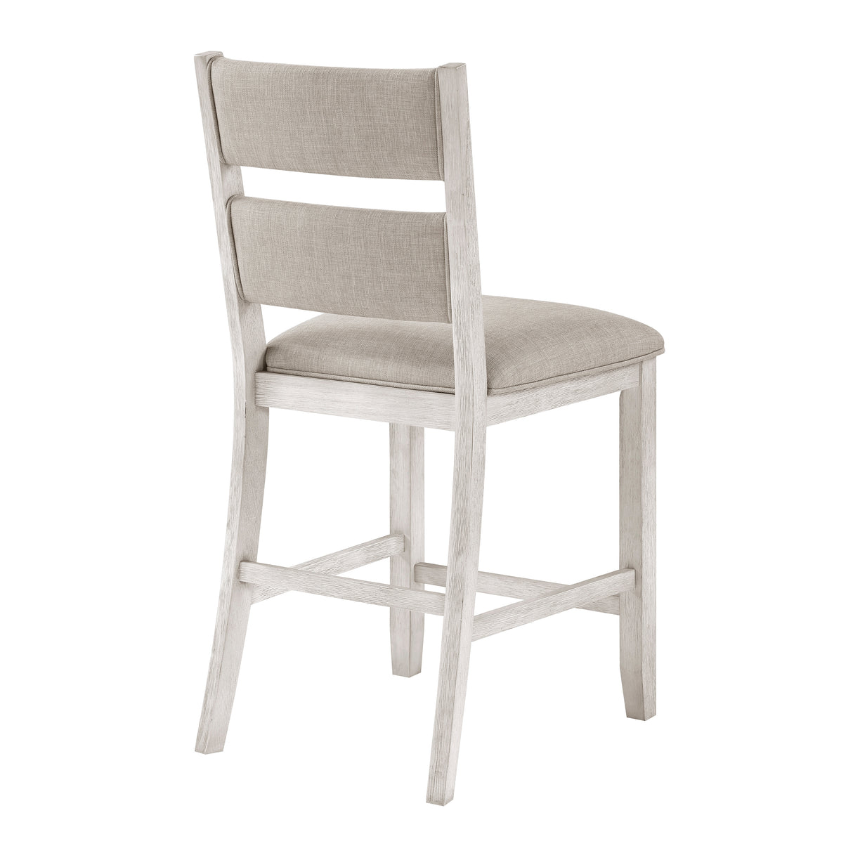 Savile Antique White/Light Gray Counter Height Chair, Set of 2 from Homelegance - Luna Furniture