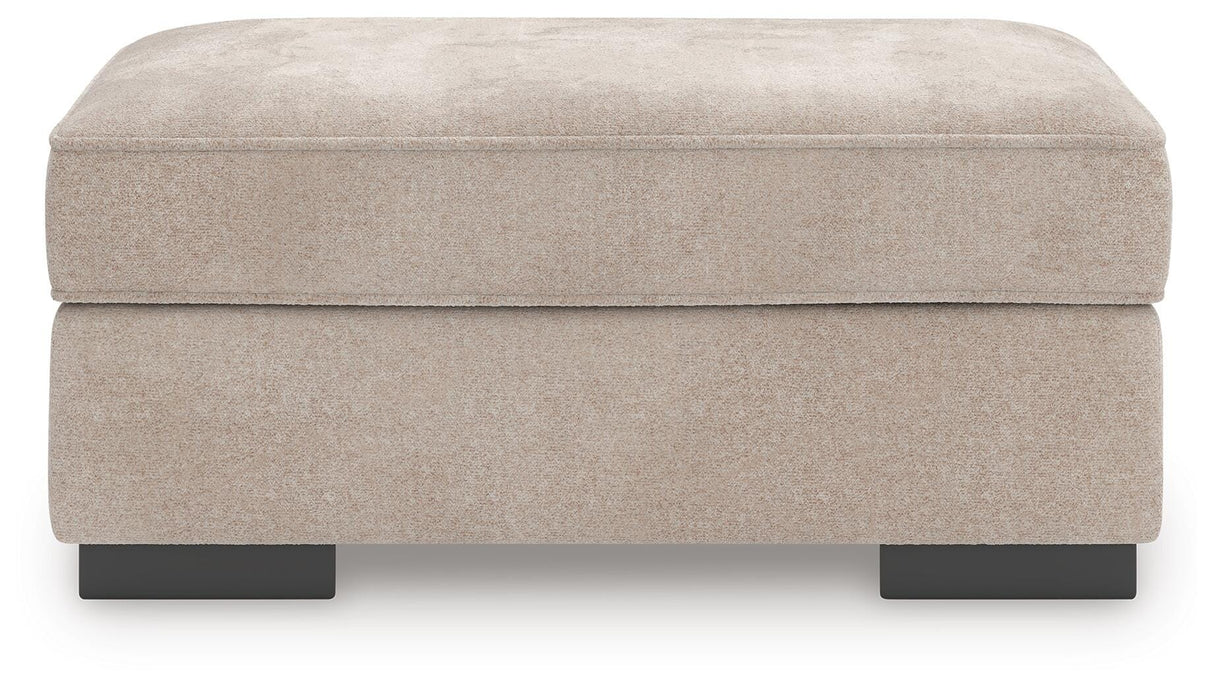 High Profile Taupe Sofa, Oversized Chair and Ottoman