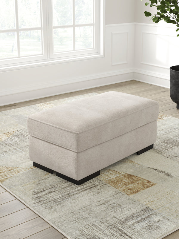 High Profile Taupe Ottoman