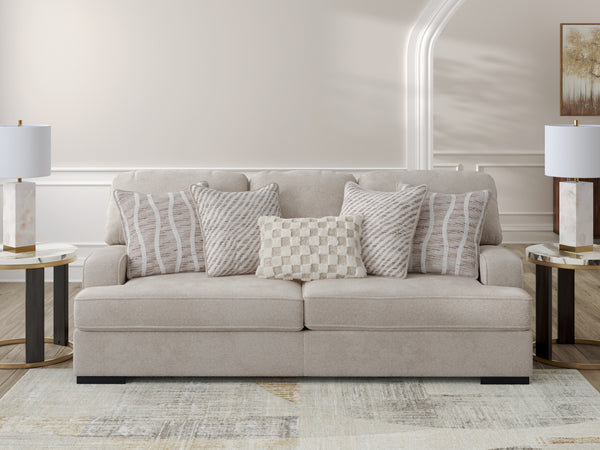 High Profile Taupe Sofa