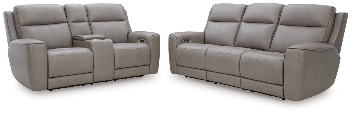 5Z-Comfort Sofa and Loveseat in Coin from Ashley - Luna Furniture