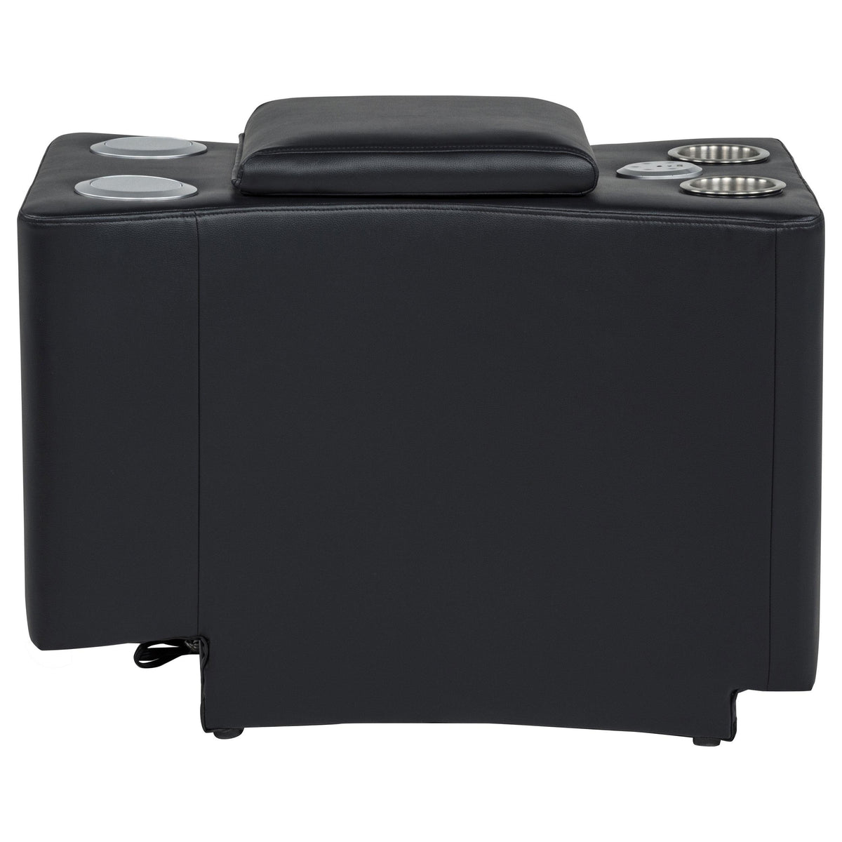 Madden Black Leatherette Bluetooth Audio Console with Power Outlet from Coaster - Luna Furniture