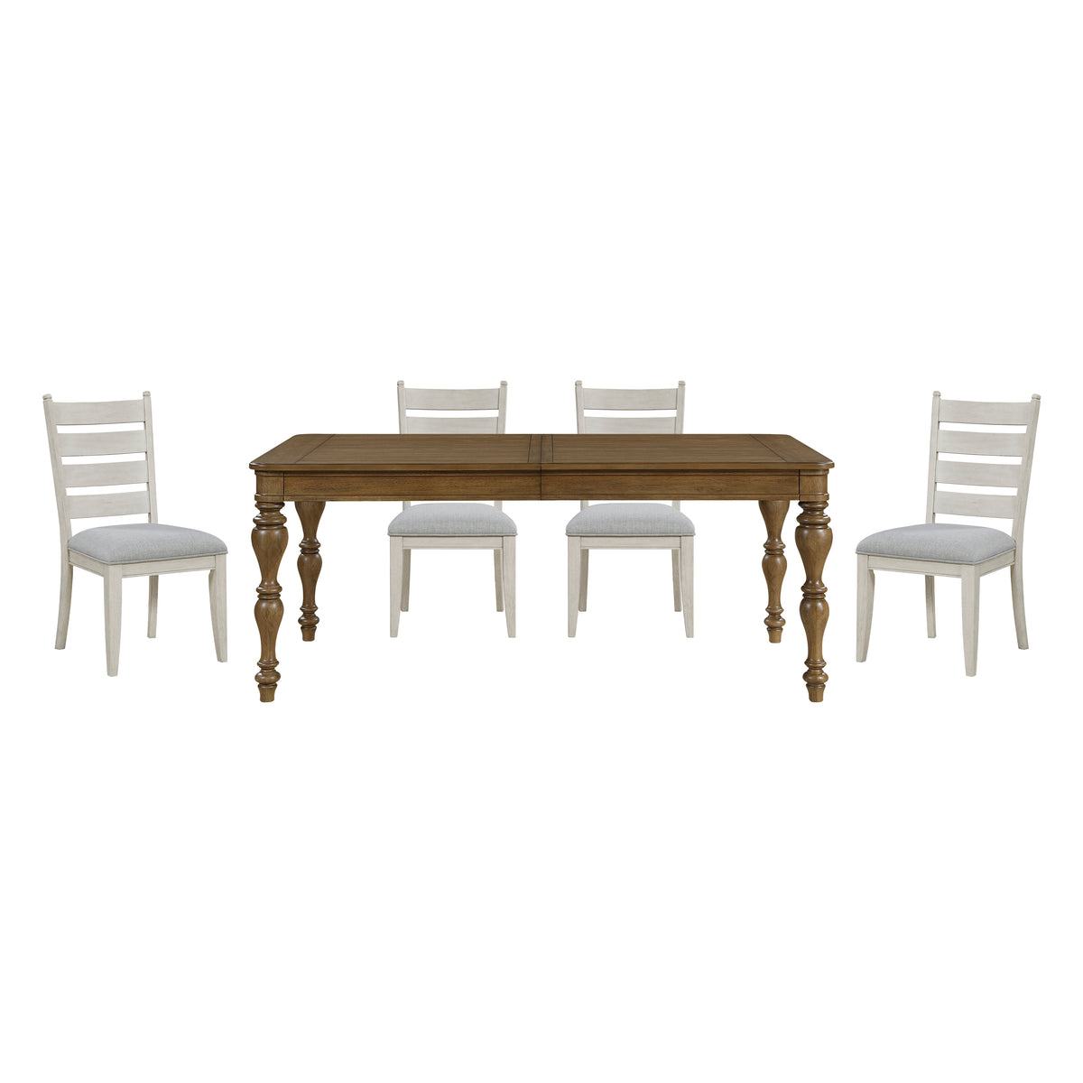 Wyatt Brown 91" Extendable Dining Table from Homelegance - Luna Furniture