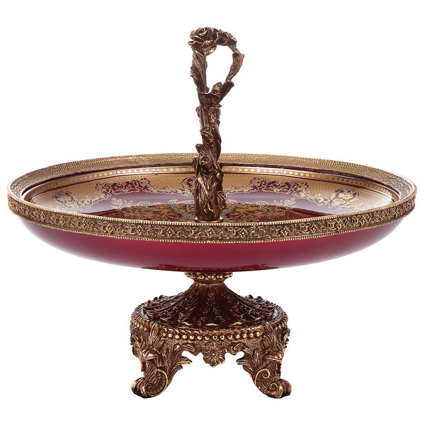 HD-6024 Bronze/Ruby Red/Gold Bowl
