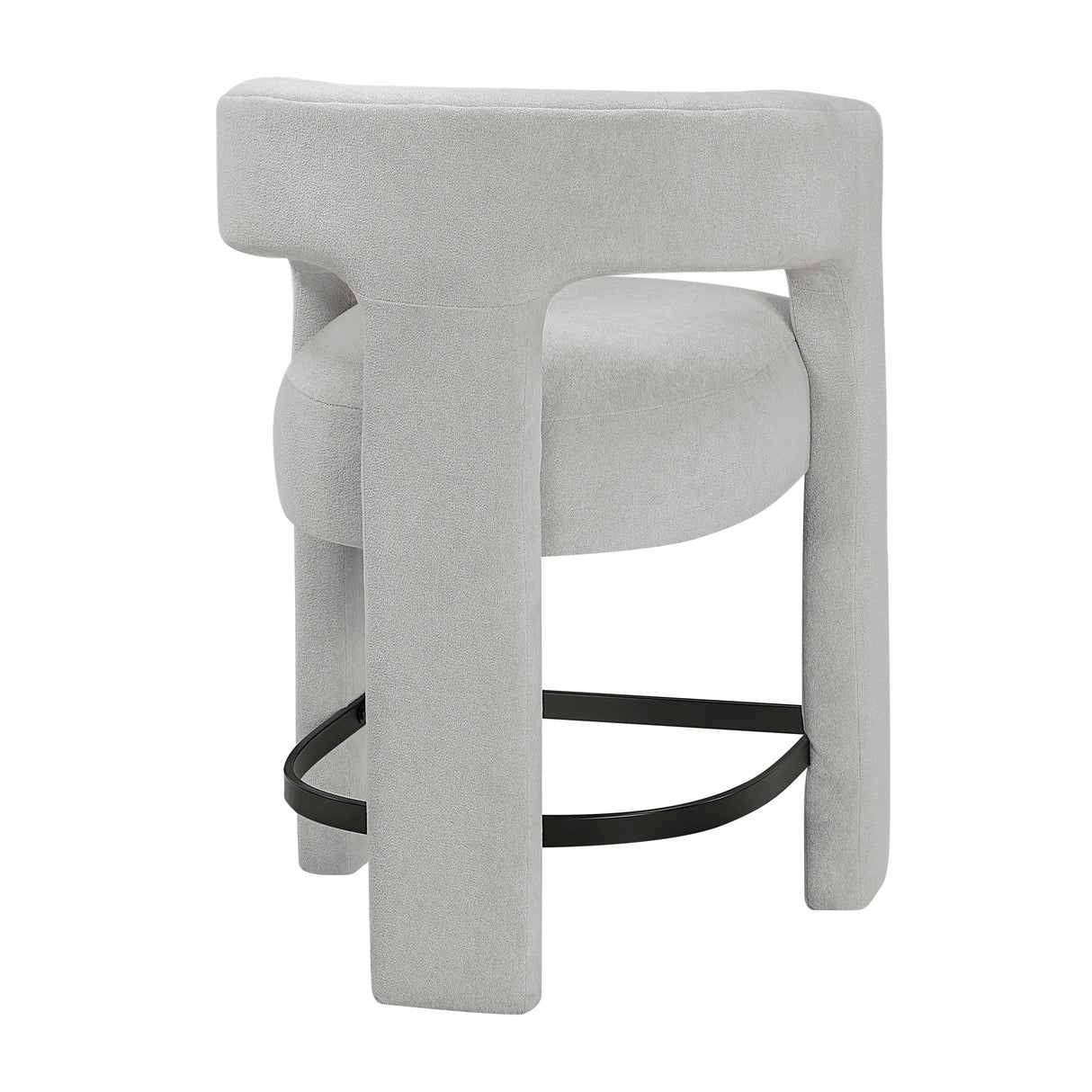 6054LG-24 CNTR HEIGHT STOOL, LIGHT GREY, 1PC/CTN from Homelegance - Luna Furniture