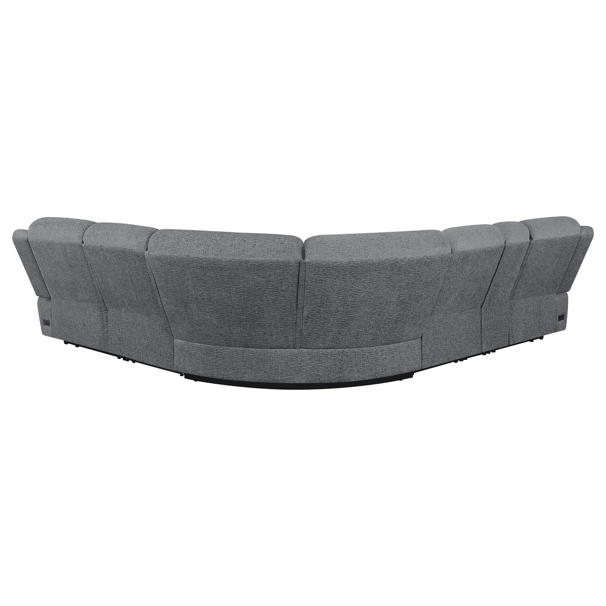 Bahrain Charcoal 6-Piece Upholstered Power Sectional from Coaster - Luna Furniture
