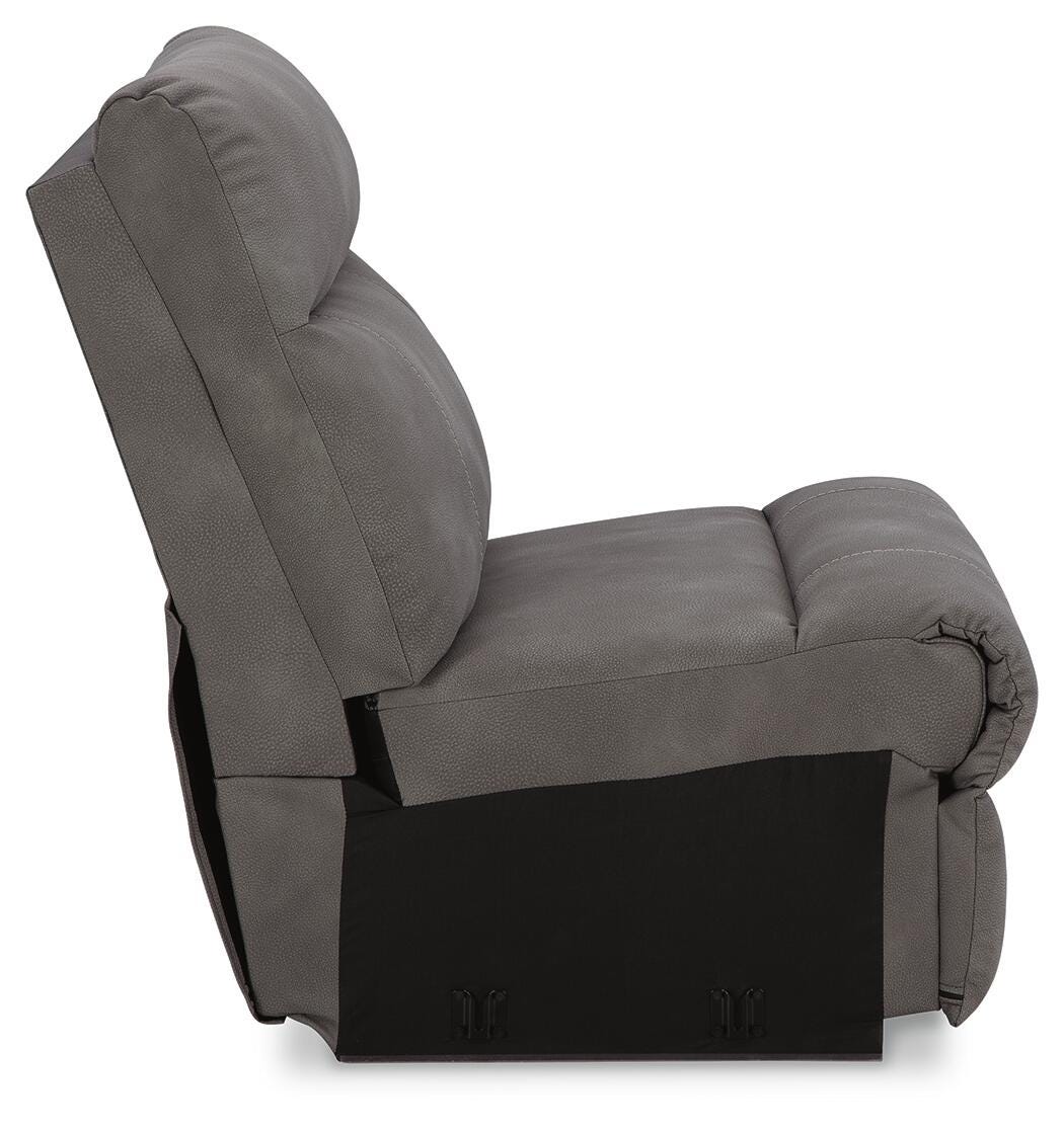 Next-Gen Durapella Slate 4-Piece Power Reclining Sectional from Ashley Furniture - Luna Furniture