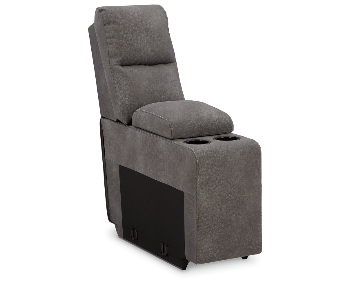 Next-Gen DuraPella Slate Console with Storage from Ashley Furniture - Luna Furniture