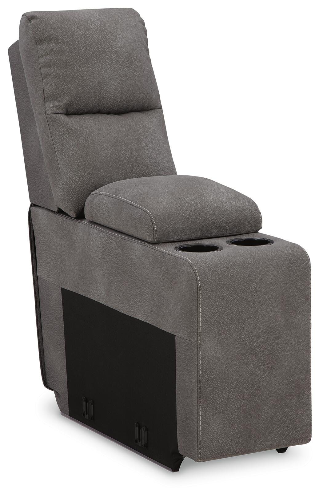 Next-Gen Durapella Slate 5-Piece Power Reclining Sectional from Ashley Furniture - Luna Furniture