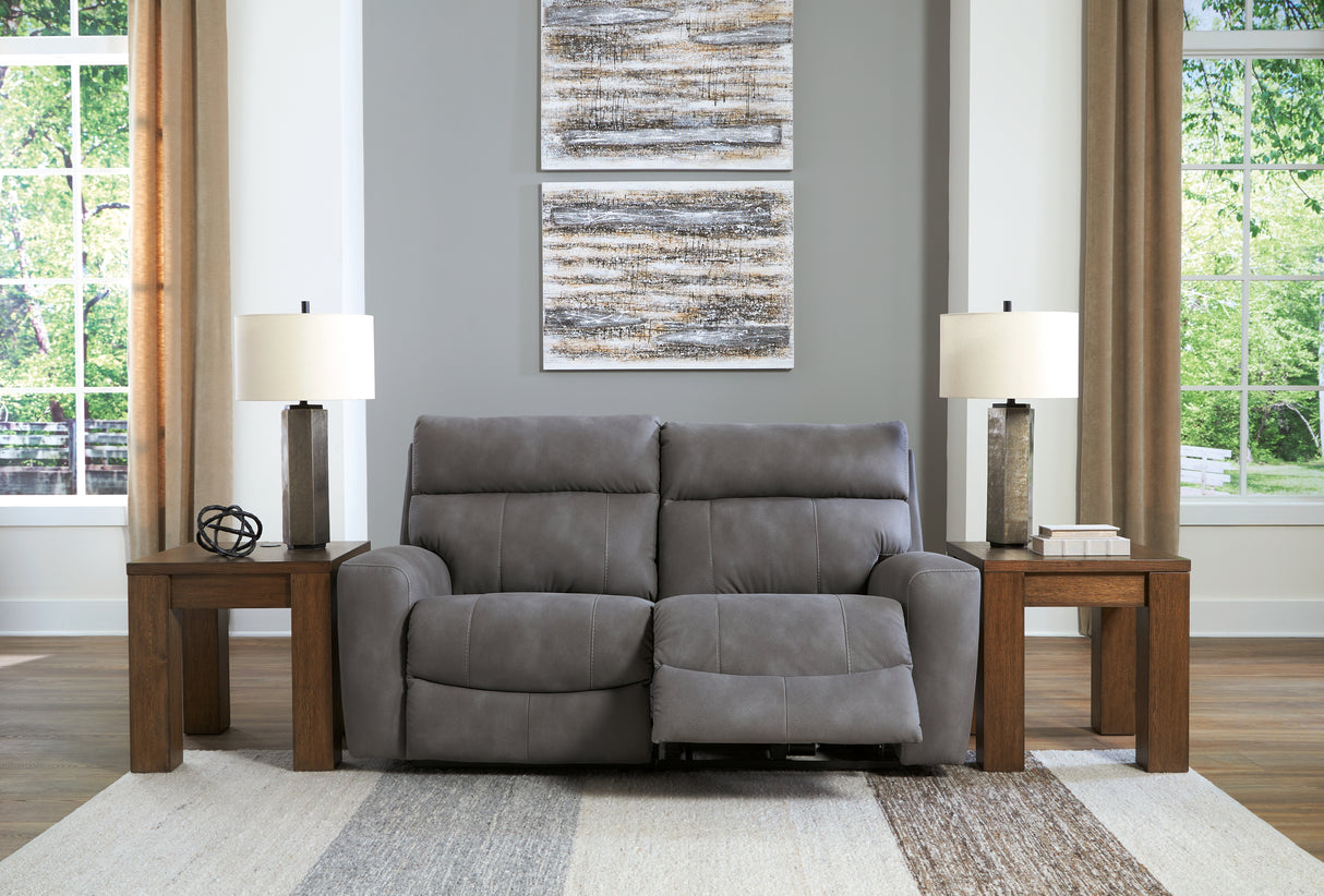 Next-Gen DuraPella Slate 2-Piece Power Reclining Set from Ashley Furniture - Luna Furniture