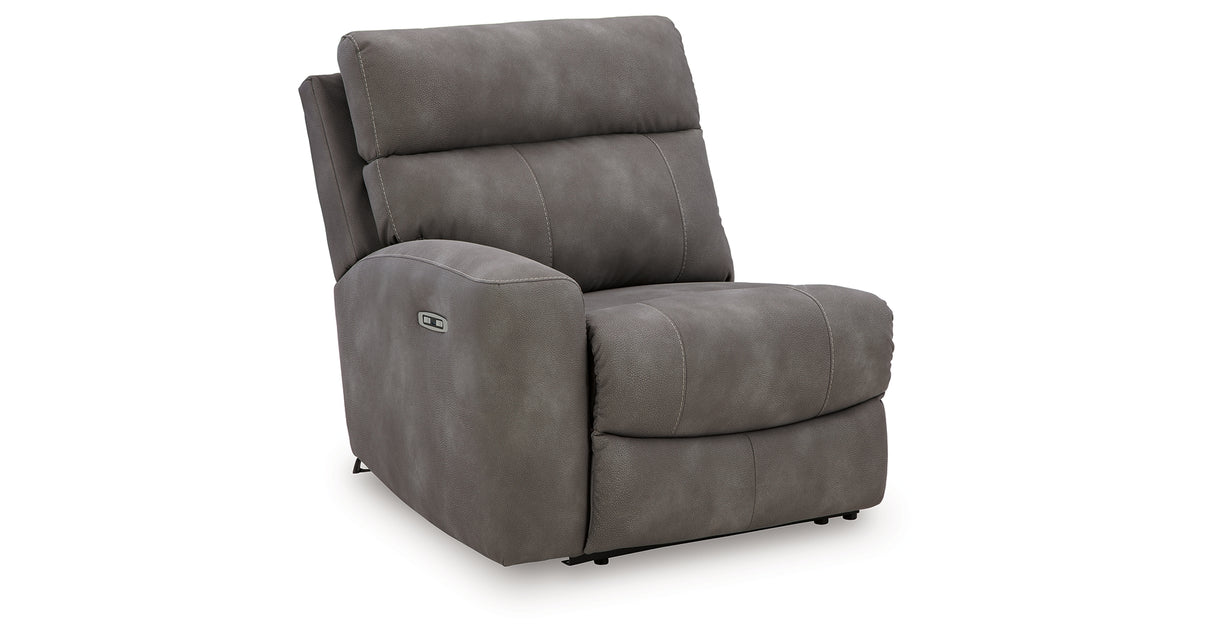 Next-Gen DuraPella Slate Left-Arm Facing Power Recliner from Ashley Furniture - Luna Furniture