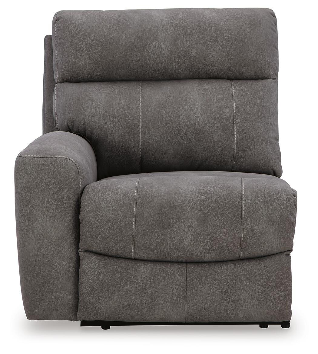 Next-Gen Durapella Slate 4-Piece Power Reclining Sectional from Ashley Furniture - Luna Furniture