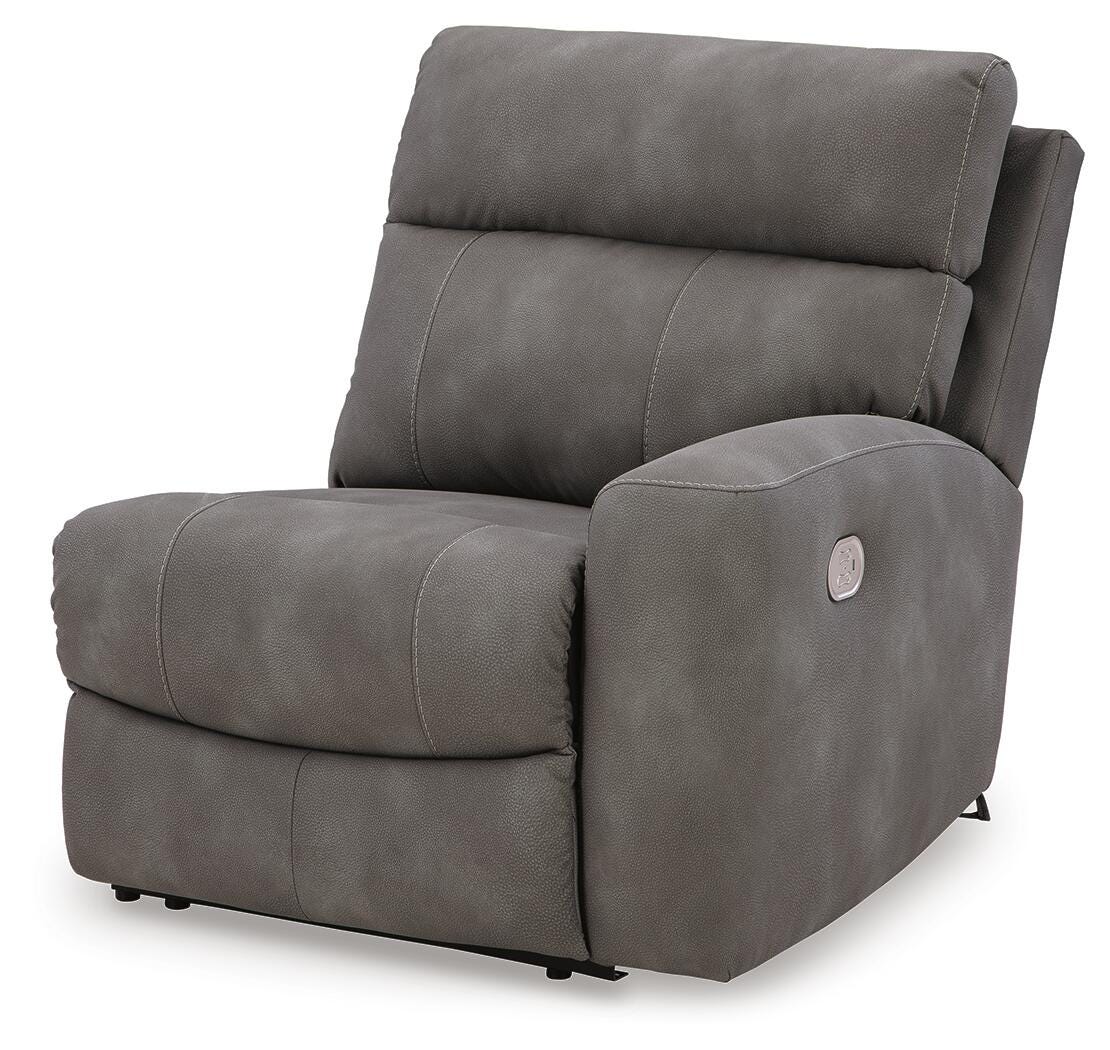 Next-Gen Durapella Slate 5-Piece Power Reclining Sectional from Ashley Furniture - Luna Furniture