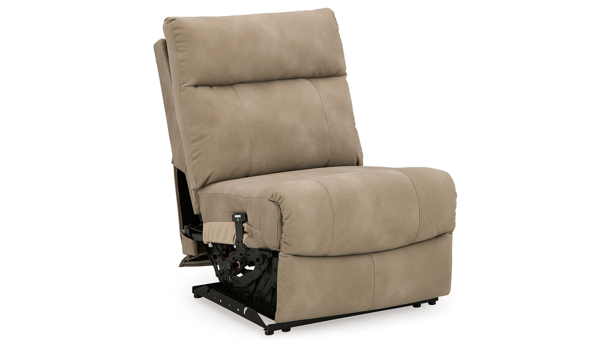 Next-Gen DuraPella Sand Power Armless Recliner from Ashley Furniture - Luna Furniture