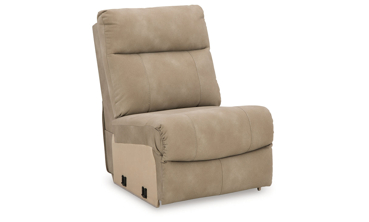 Next-Gen DuraPella Sand 6-Piece Power Reclining Sectional from Ashley Furniture - Luna Furniture