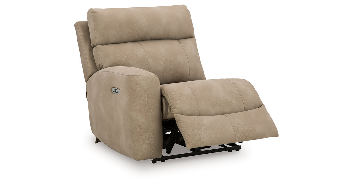 Next-Gen DuraPella Sand 6-Piece Power Reclining Sectional from Ashley Furniture - Luna Furniture