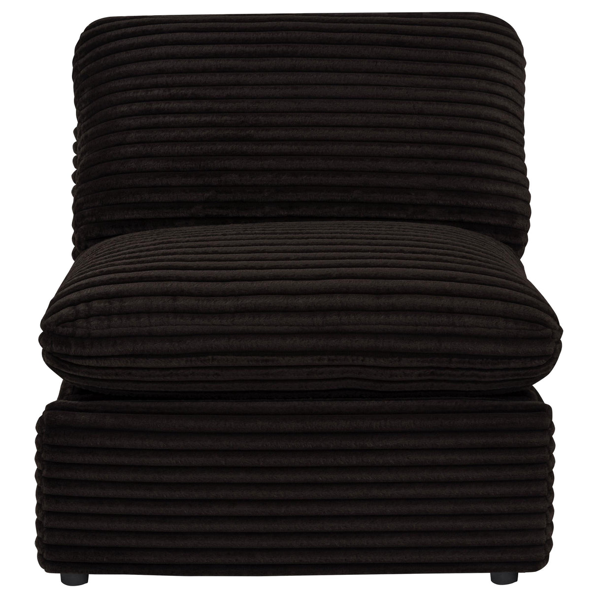 Collins Chocolate Brown Modular Power Armless Recliner from Coaster - Luna Furniture