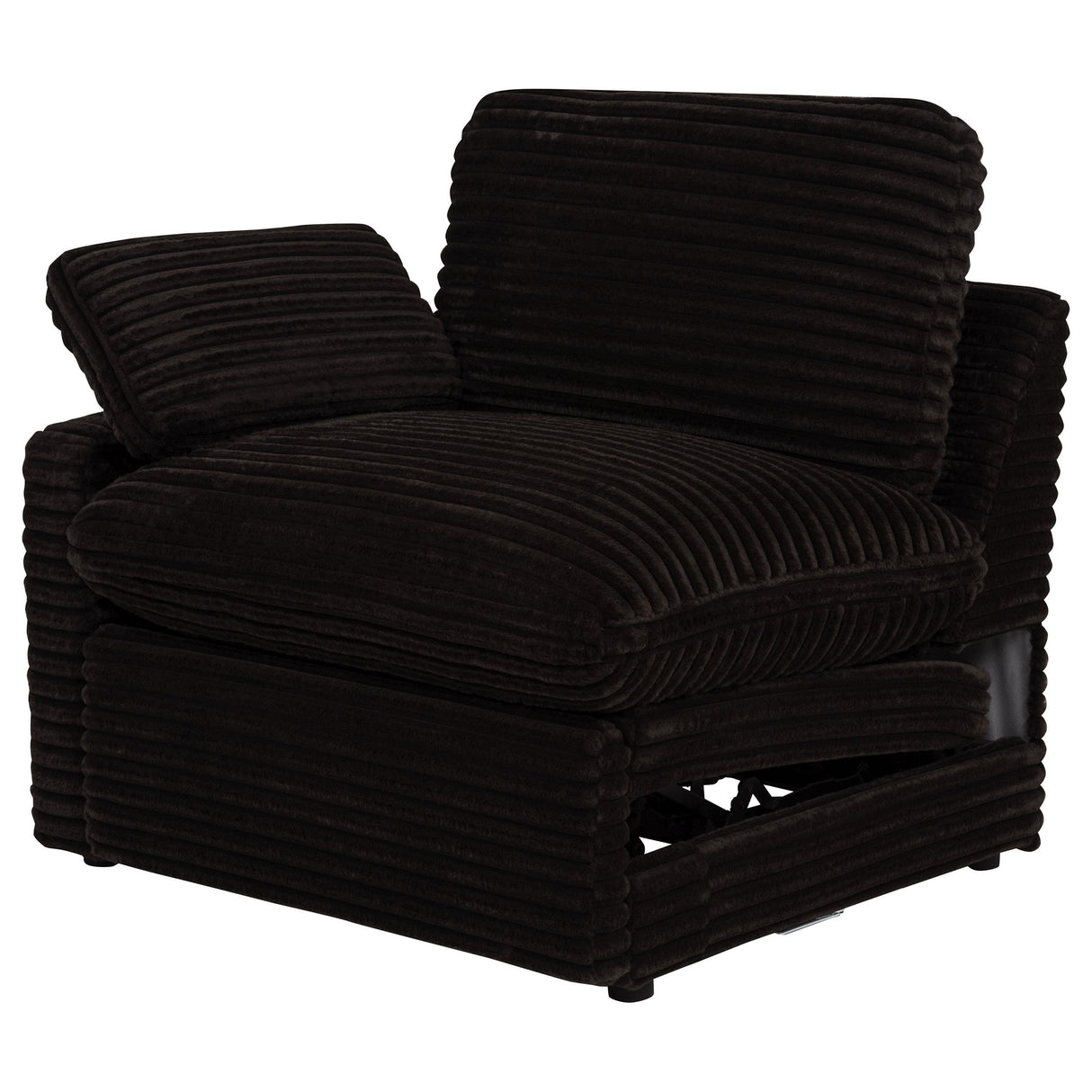 Collins Chocolate Brown Modular LAF Power Recliner from Coaster - Luna Furniture