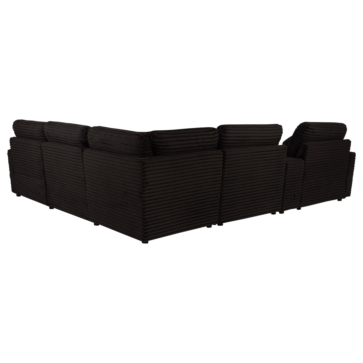 Collins Chocolate Brown 6-piece Modular Power Reclining Sectional from Coaster - Luna Furniture