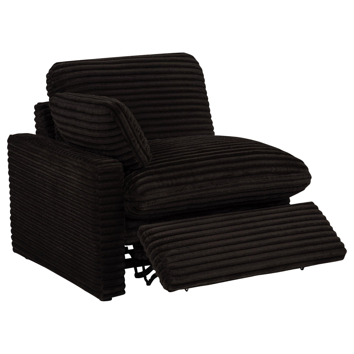 Collins Chocolate Brown 5-Piece Power Reclining Home Theater Seating from Coaster - Luna Furniture