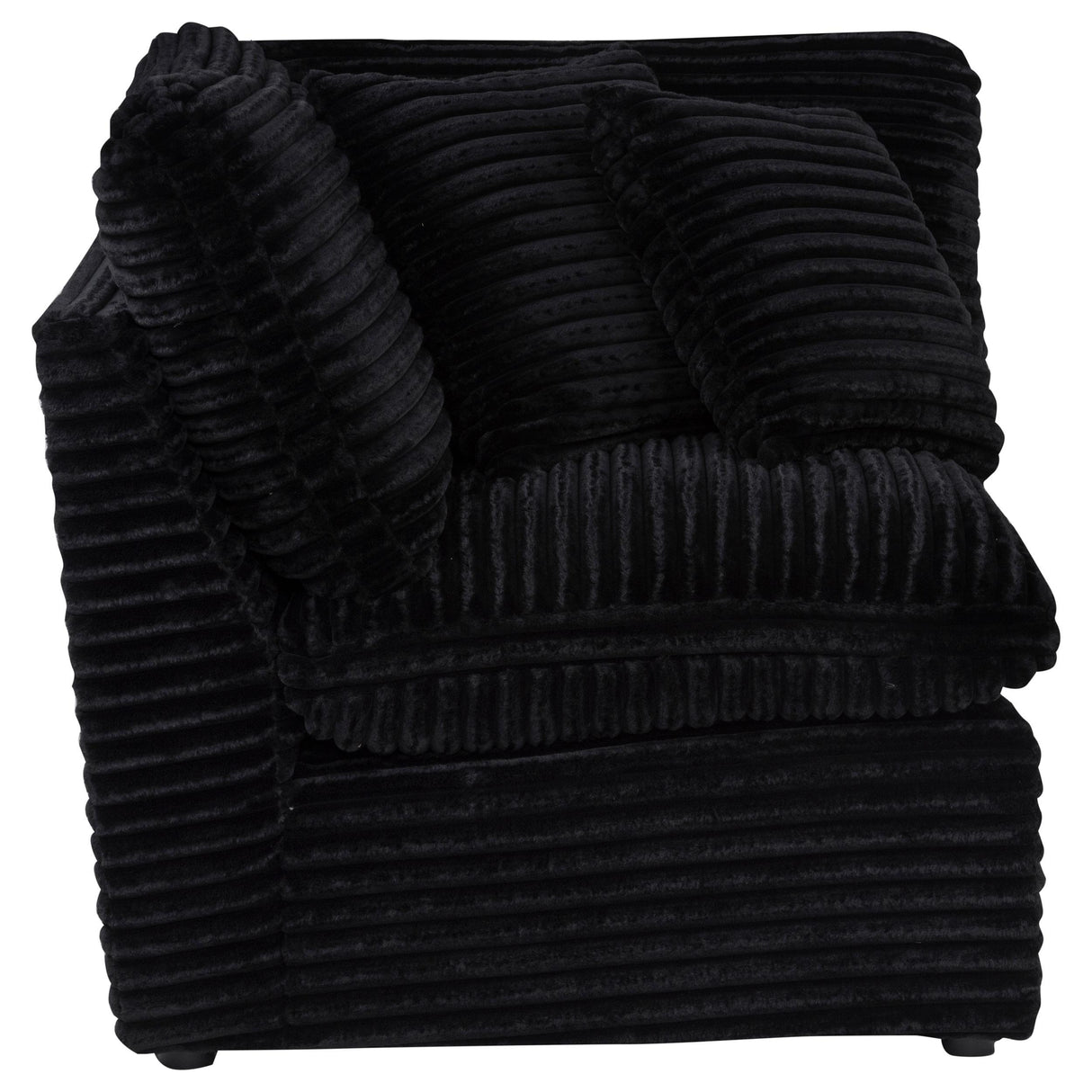 Collins Black Modular Corner Chair from Coaster - Luna Furniture