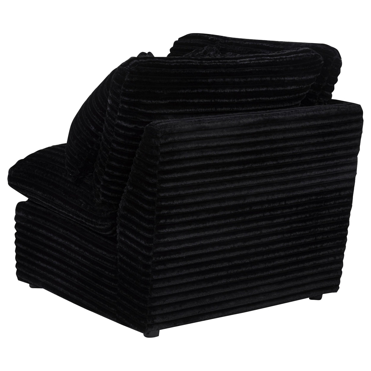 Collins Black Modular Corner Chair from Coaster - Luna Furniture
